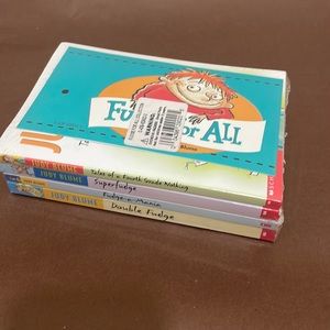 Judy Blume “Fudge For All” 4 Book Collection